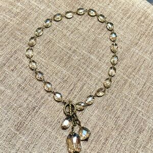 Faceted Crystal Necklace - statement piece!